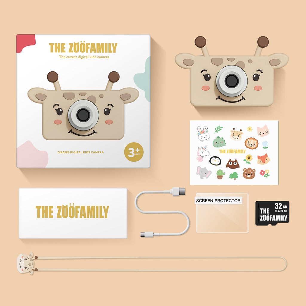 The ZooFamily, Zoo Friends barnkamera, 3-7 år - Giraff