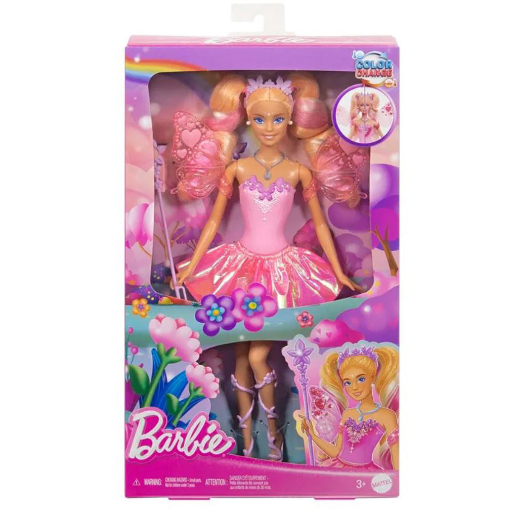 Barbie Color Change Fairy, inkl. svamp och trollstav