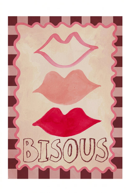Studio Loco børneplakat, Bisous