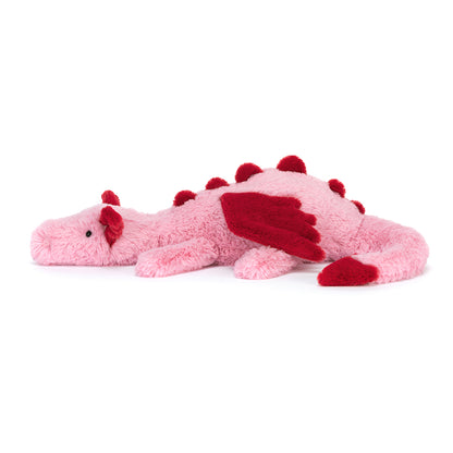 Jellycat gosedjur, Heart Dragon drake – 50 cm
