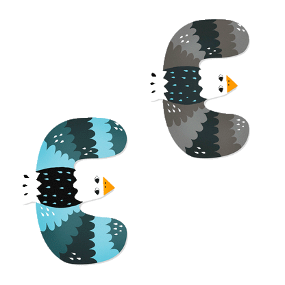 Vilac dyrebogstaver, Michelle Carlslund design - A-Å