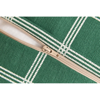 Nobodinoz Vibes armchair sittsäck, Green white windowpane