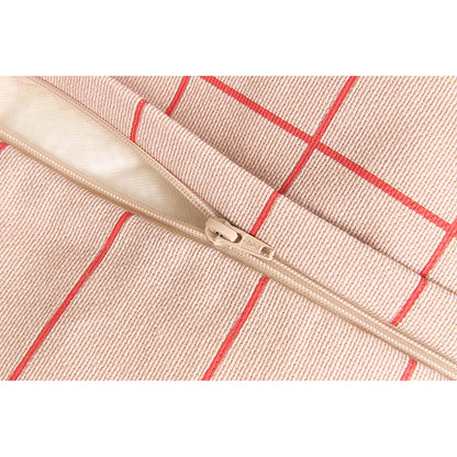 Nobodinoz Vibes fåtölj säckstol, Pink red grid