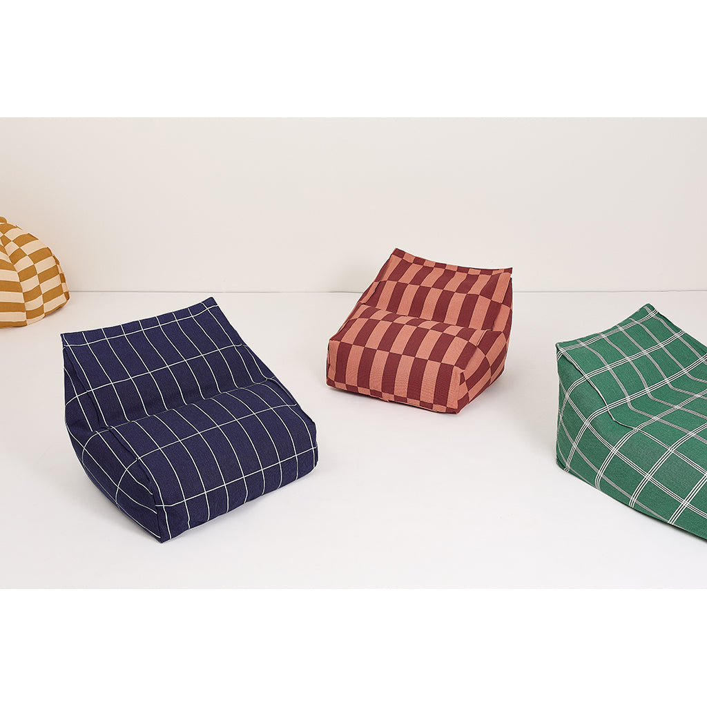 Nobodinoz Vibes fåtölj säckstol, Maroon