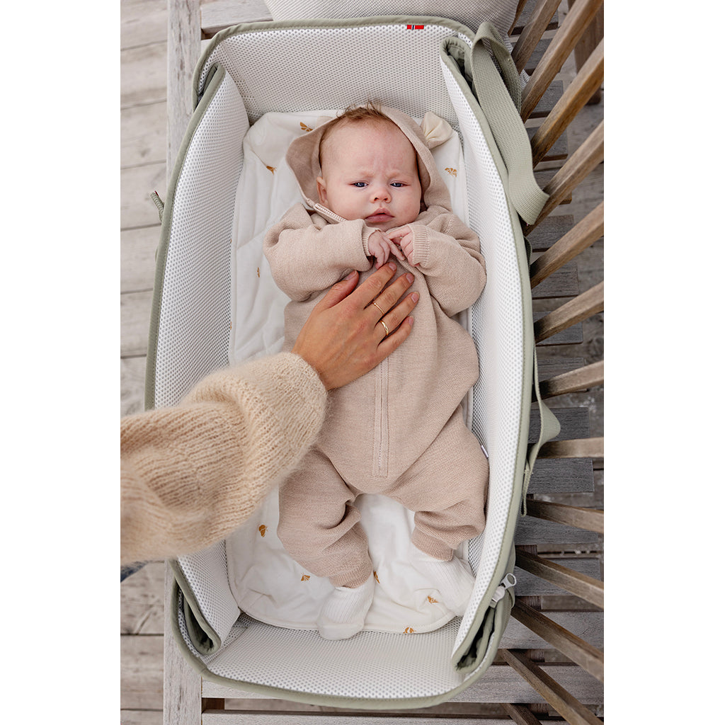 Voksi® Babylift Carry Me, Svart/Grädde