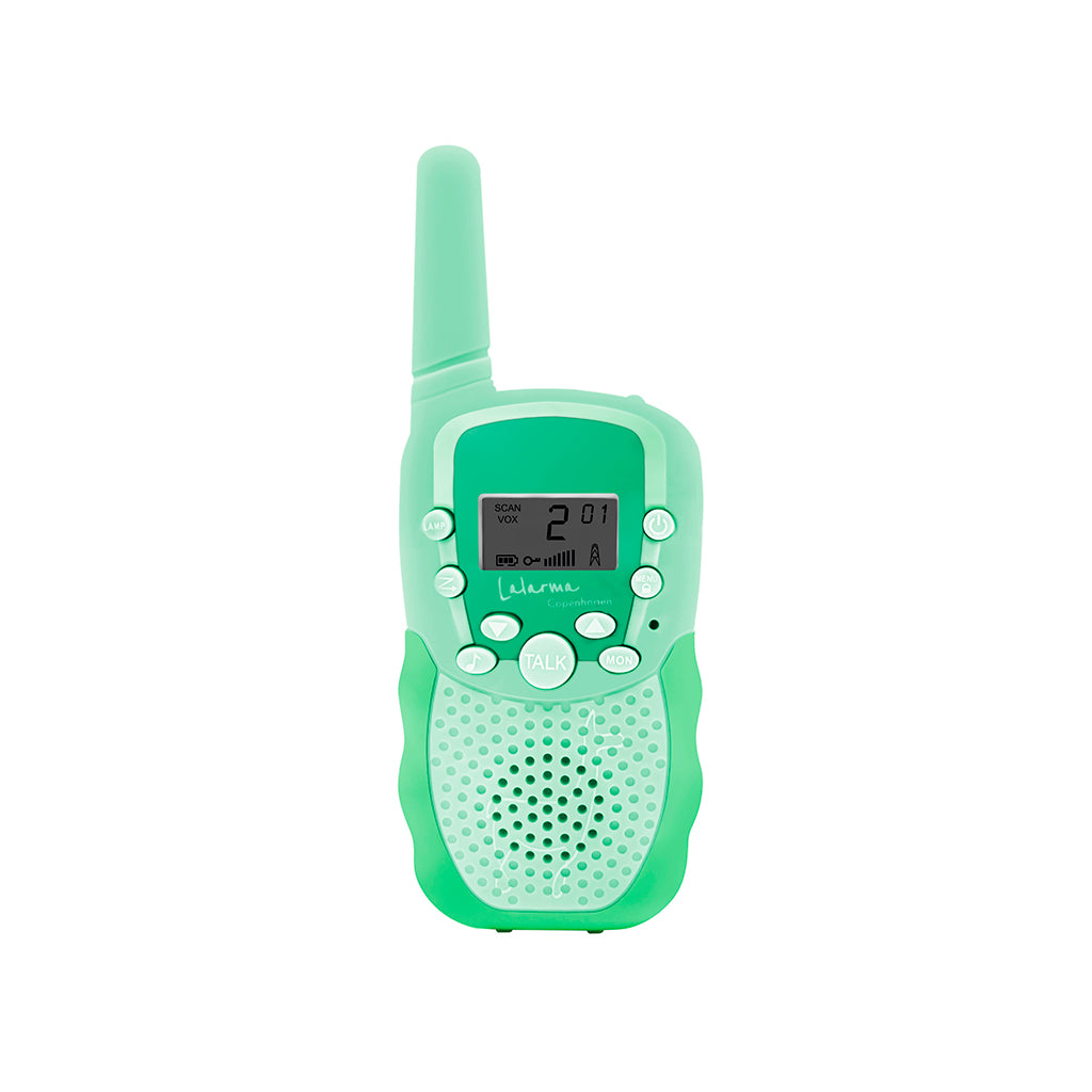 Lalarma walkie talkie för barn, mint