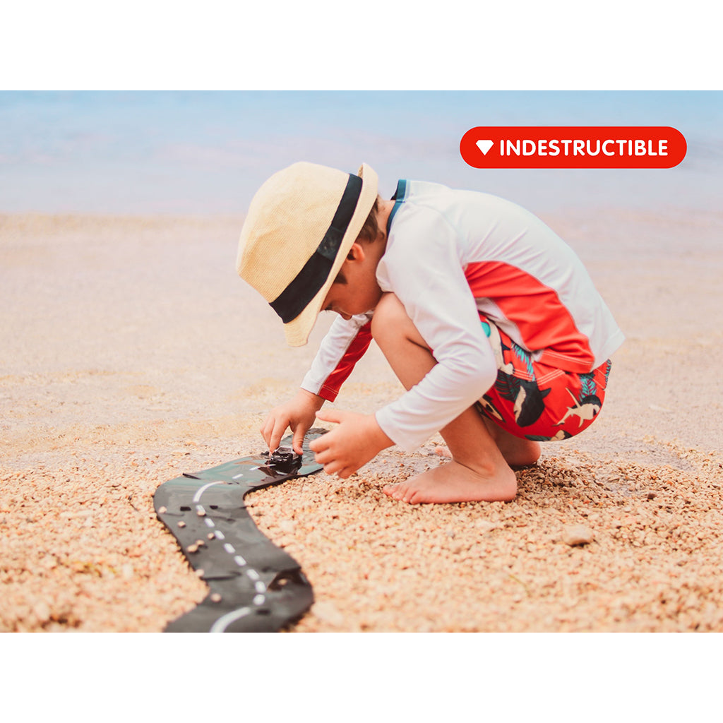 Waytoplay bilbana i gummi, 12 delar - Ringroad