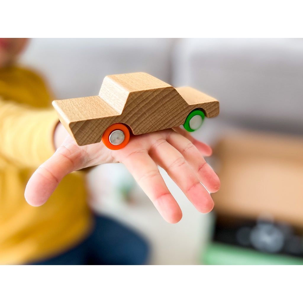 Waytoplay bilbana i gummi, 24 delar - Highway bilutgåva