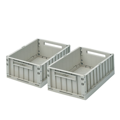 Liewood Weston Förvaringsbox M 2-pack – duvblå