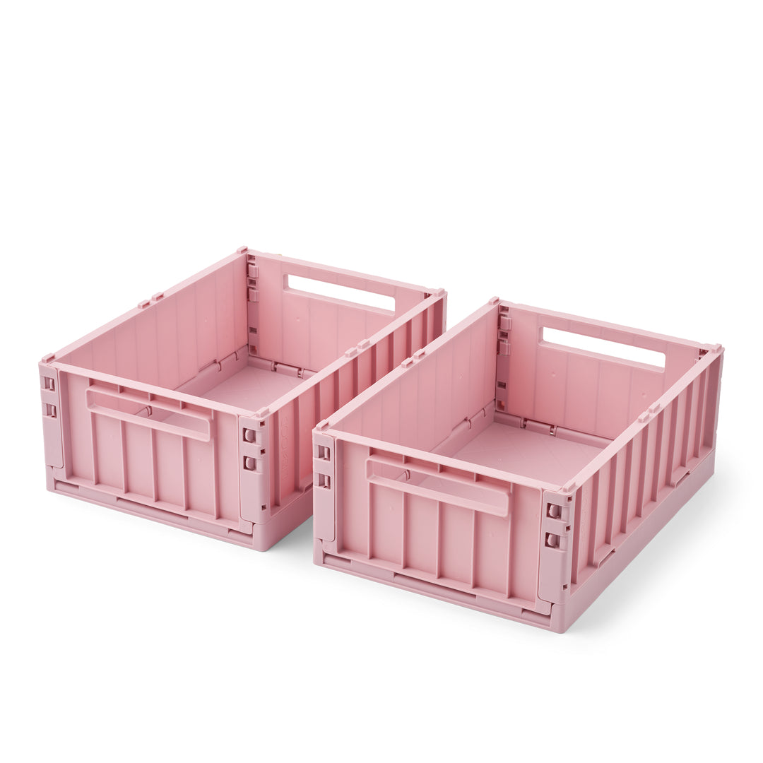 Liewood Weston Förvaringslåda M 2-pack – Rose blush