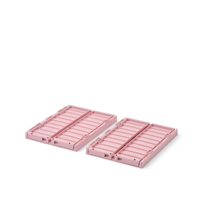 Liewood Weston hopfällbar låda S, 2-pack - Rose Blush