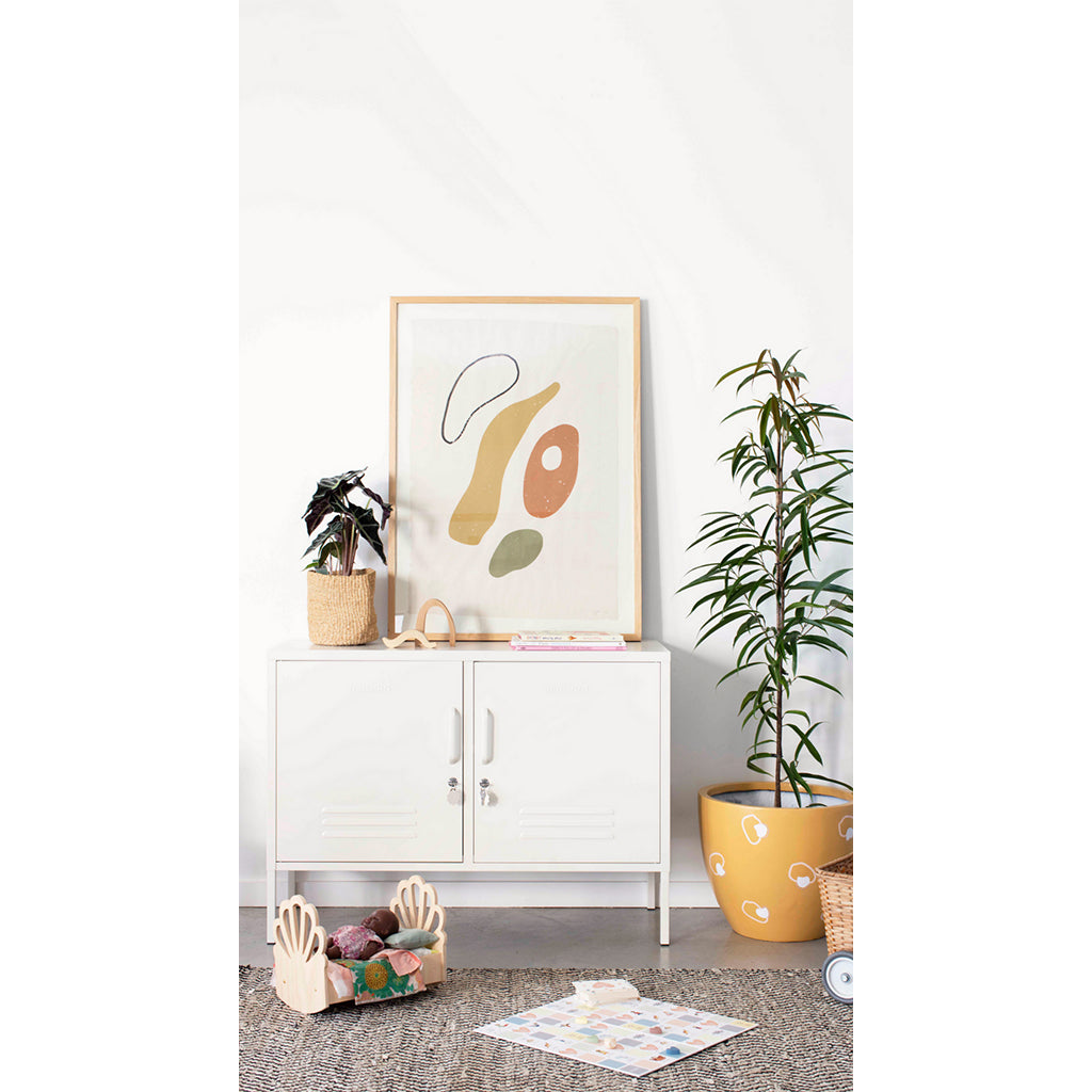 Mustard Made The Lowdown Skåp, Chalk