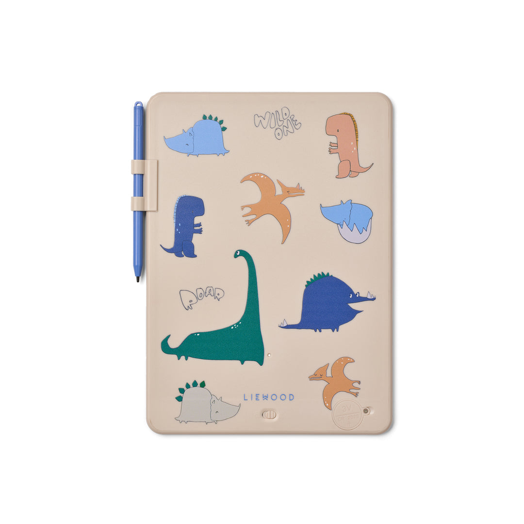 Liewood Zora Magic Drawing Board 10 tum – Dino roar / Sandy
