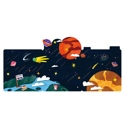 mierEdu - Jelly Stickers 38 st – Flyttbara – Astronaut