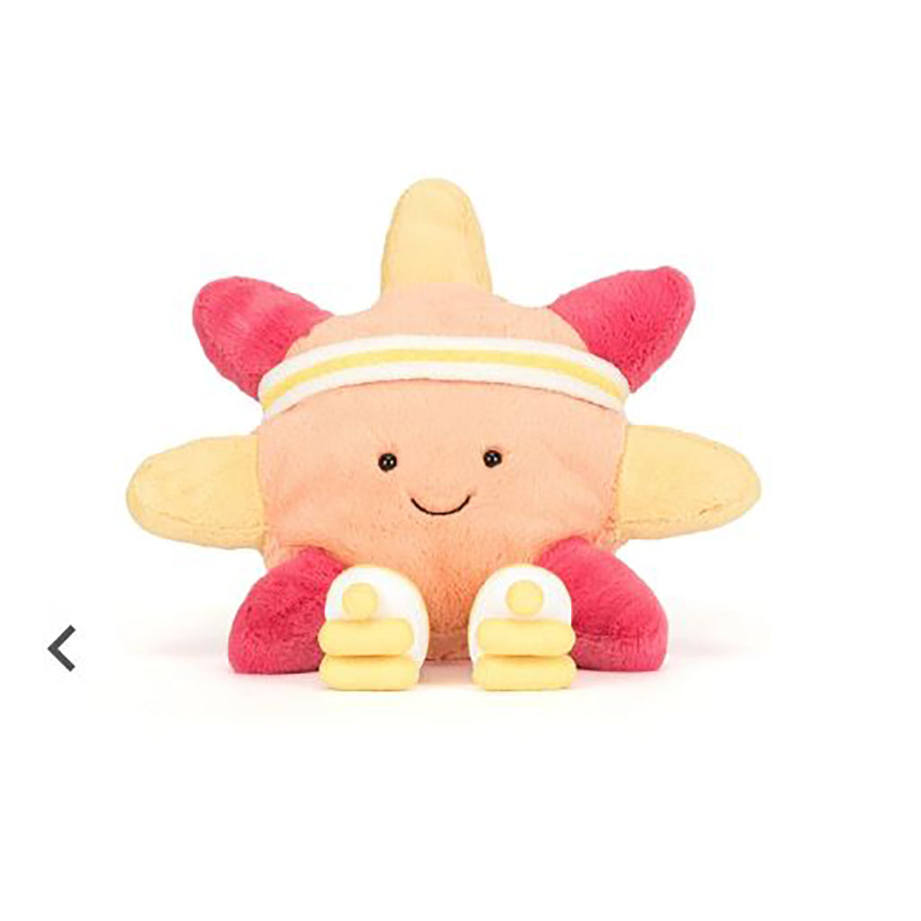 Jellycat mjukisdjur, Amuseables sol på rullskridskor – 30 cm