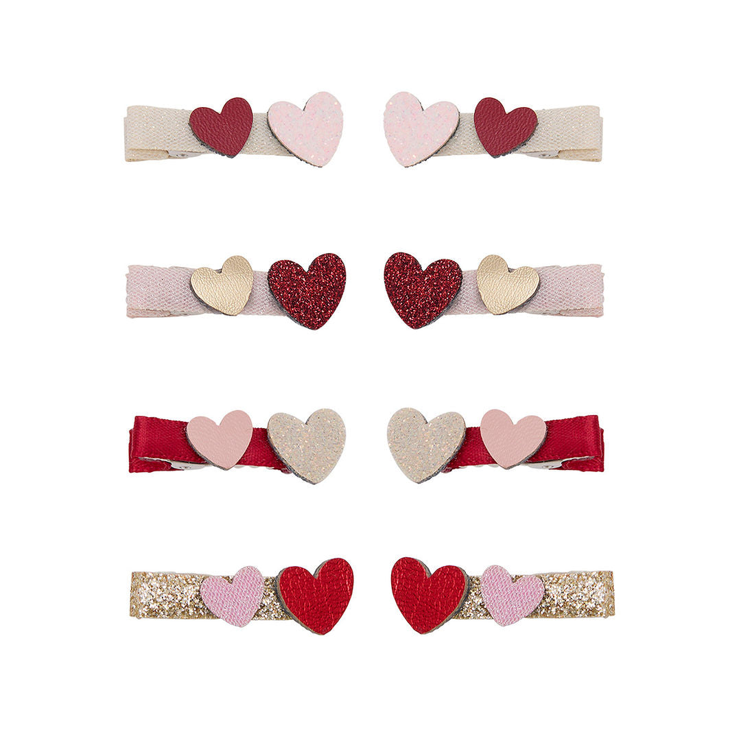 Mimi &amp; Lula 8 Hårclips - Teeny Weeny Heart