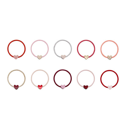 Mimi &amp; Lula 10  Hårelastikker - Mini Teeny Weeny Heart