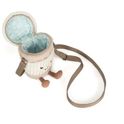 Jellycat barnväska, Amuseables Perkle Coffee-axelväska