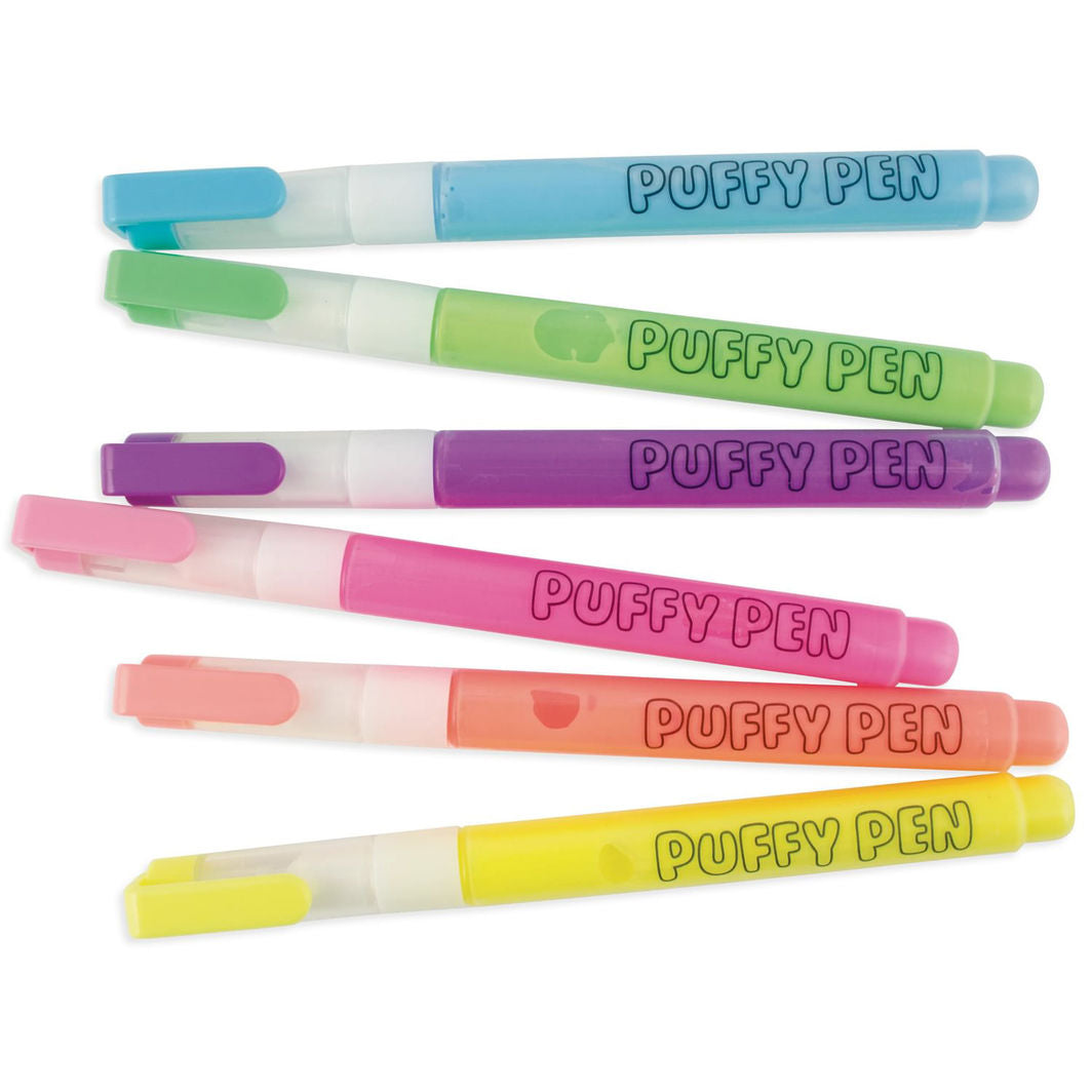 Ooly, magiska Puffy Pens 6 st - Neon