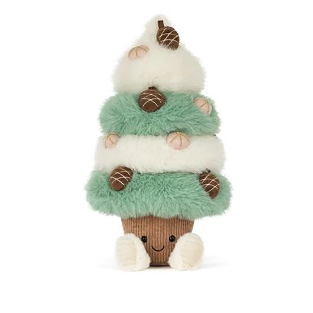 Jellycat bamse, Amuseables Pinecone Tree - 35 cm