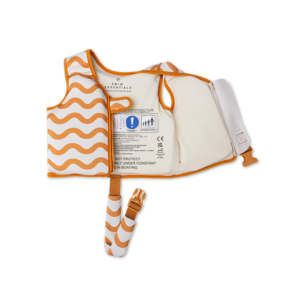 Swim Essentials, Simväst 11-15 kg - Orange Surfer