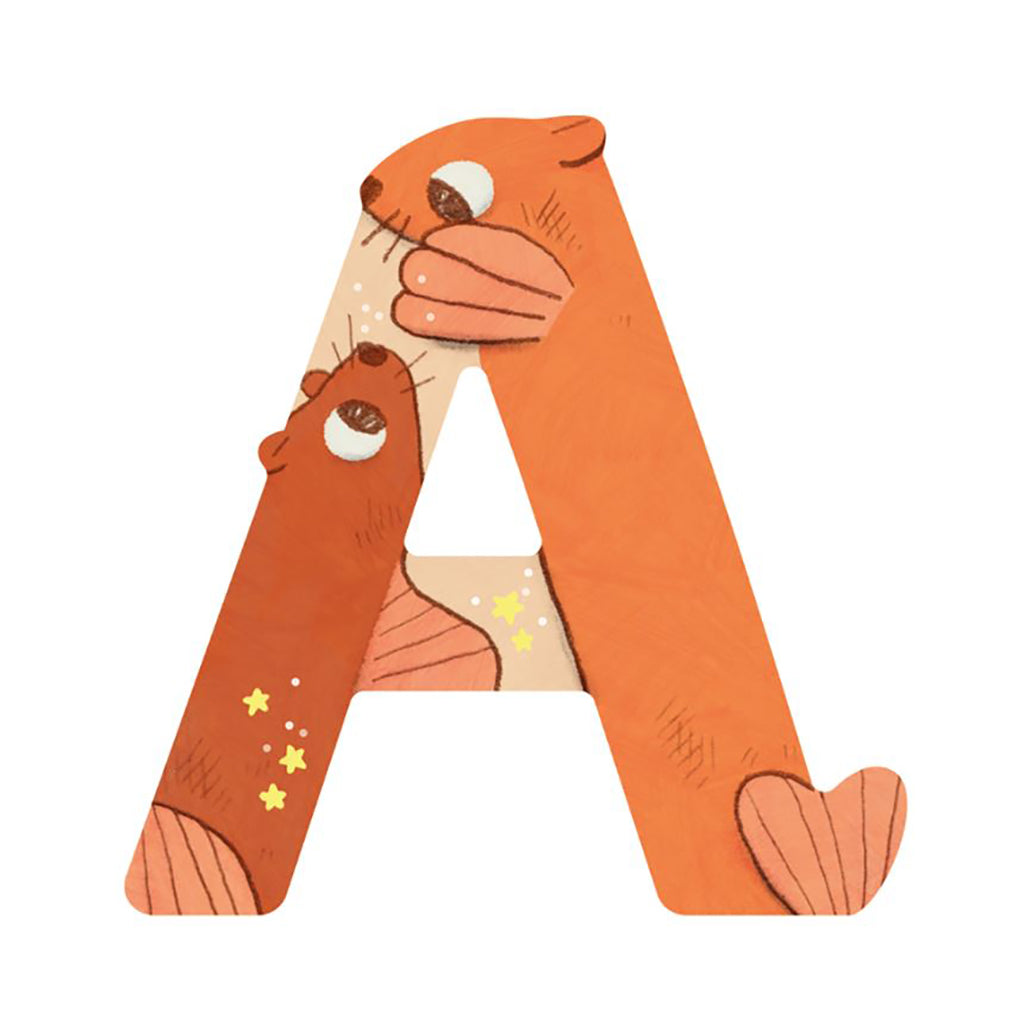 Moulin Roty bokstäver i trä, minus Æ, Ø och Å