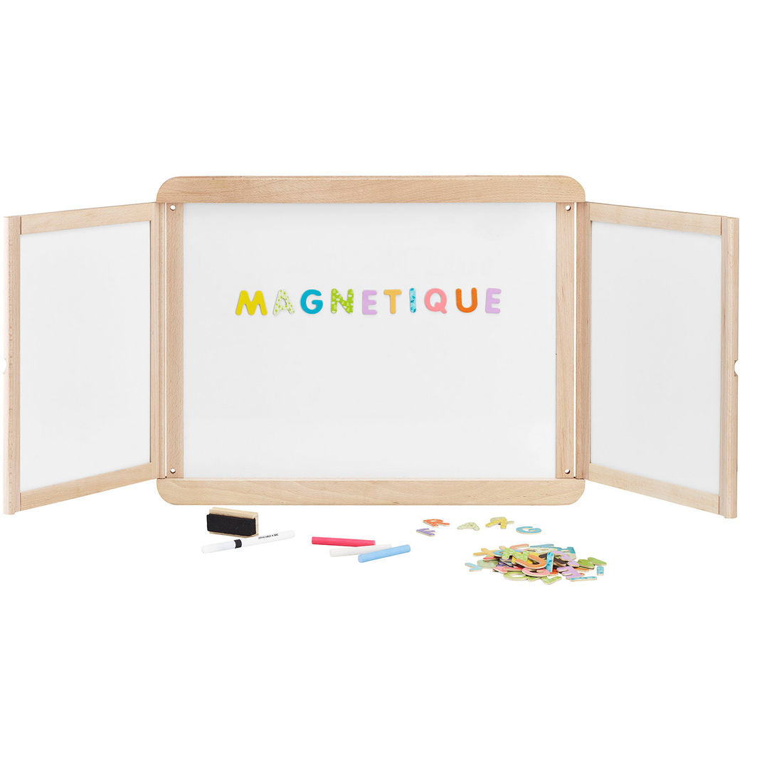 Vilac Jeujura, 3-delad tavla med magneter och krita