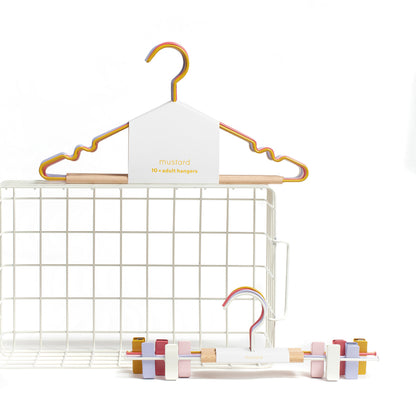 Mustard Made Kids topphängare, 10-pack barnhängare - Summer