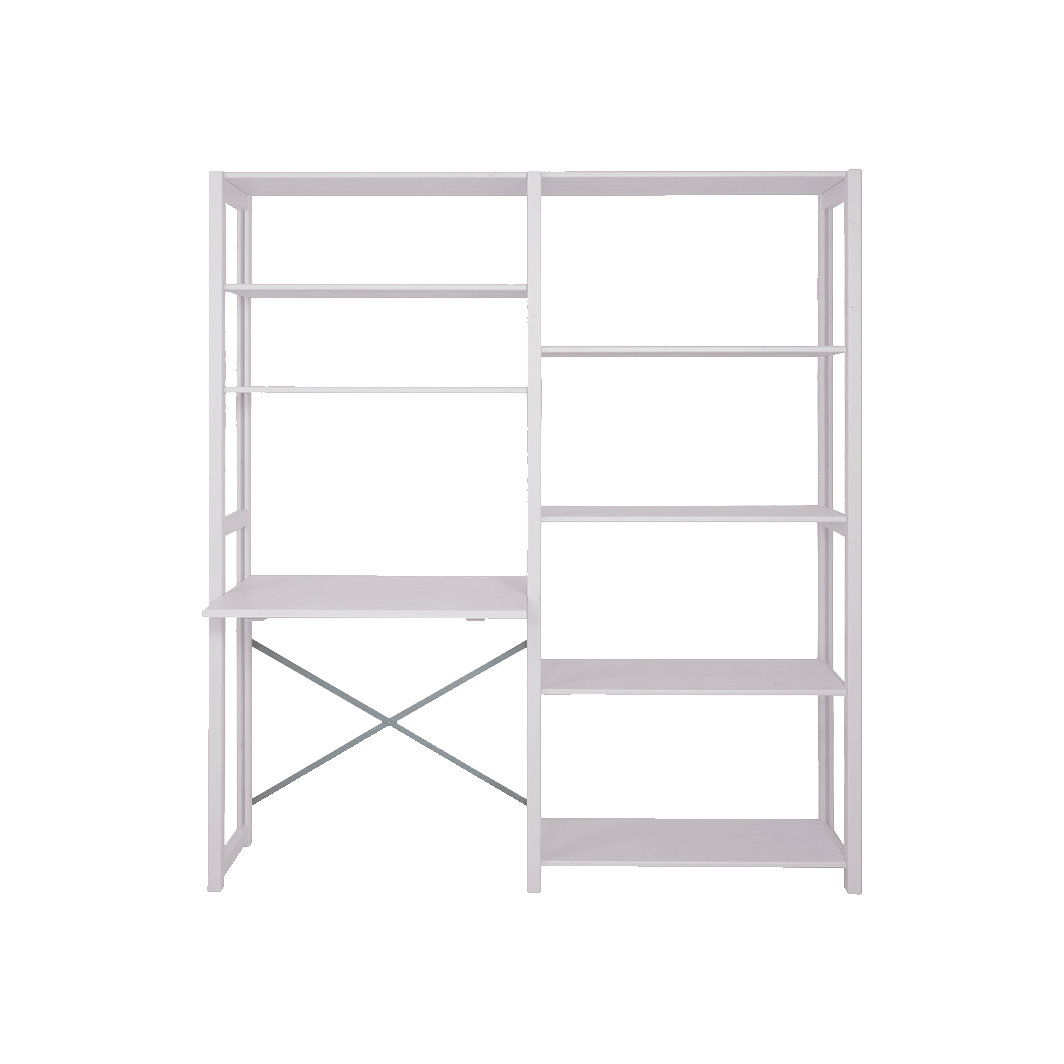 By Aulum Agger Large Stigereol med skrivebord, H: 179 x B: 163 cm - Mushroom