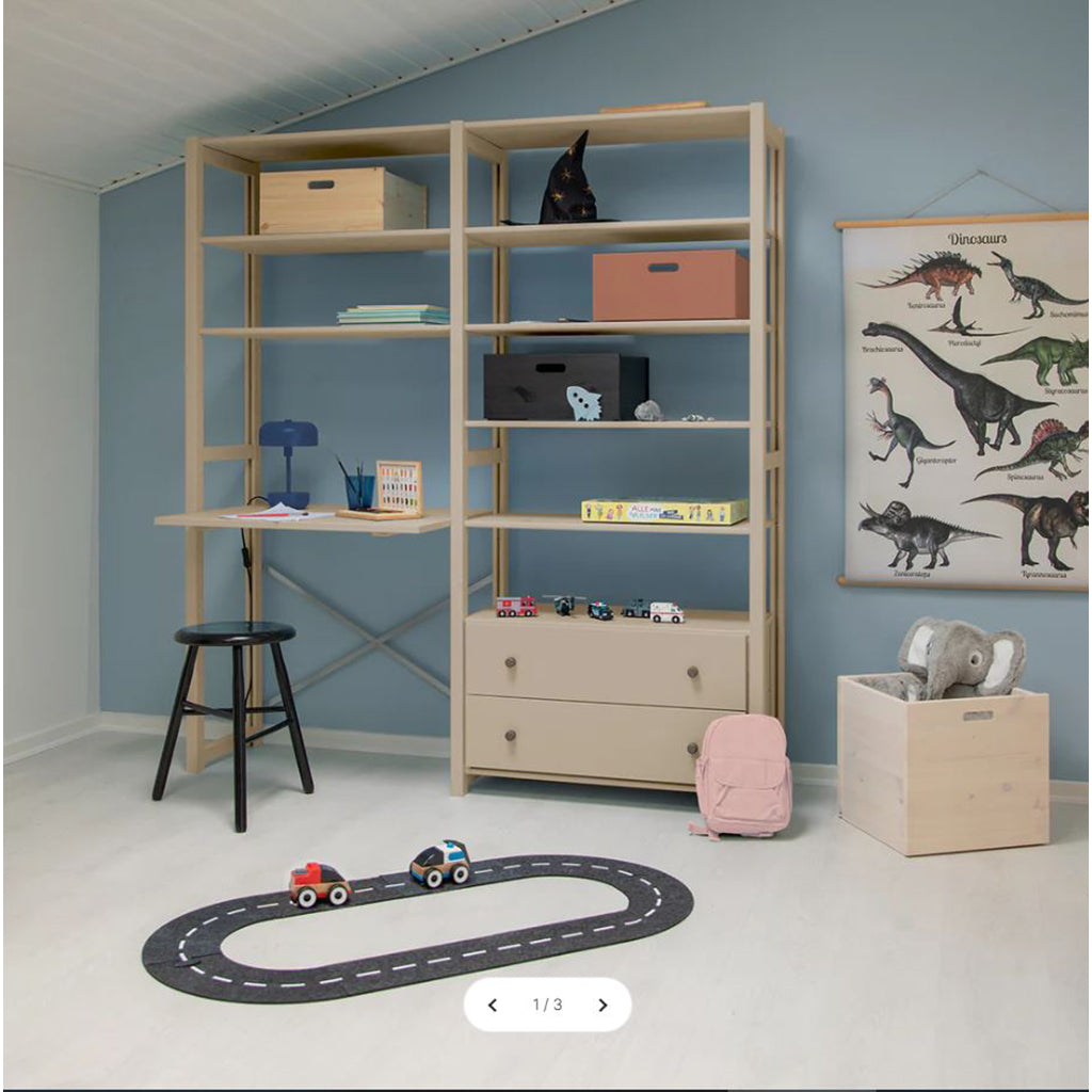 By Aulum Agger Deluxe Stigereol m. skrivebord, flere str. - Sand