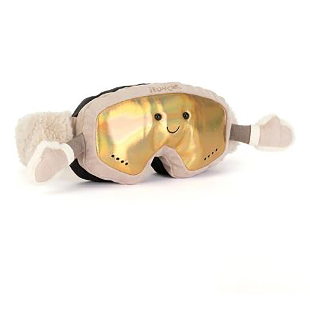 Jellycat-gosedjur, Amuseables Sports Ski Club Goggles – 19 cm