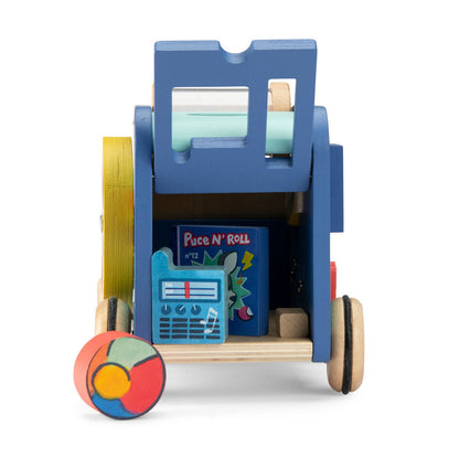 Moulin Roty aktivitetsleksak, multibil - Puce &amp; Pilou
