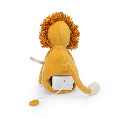 Moulin Roty tøjdyr med musikoptræk, Løven Mamba 27 cm - La forêt Mawa