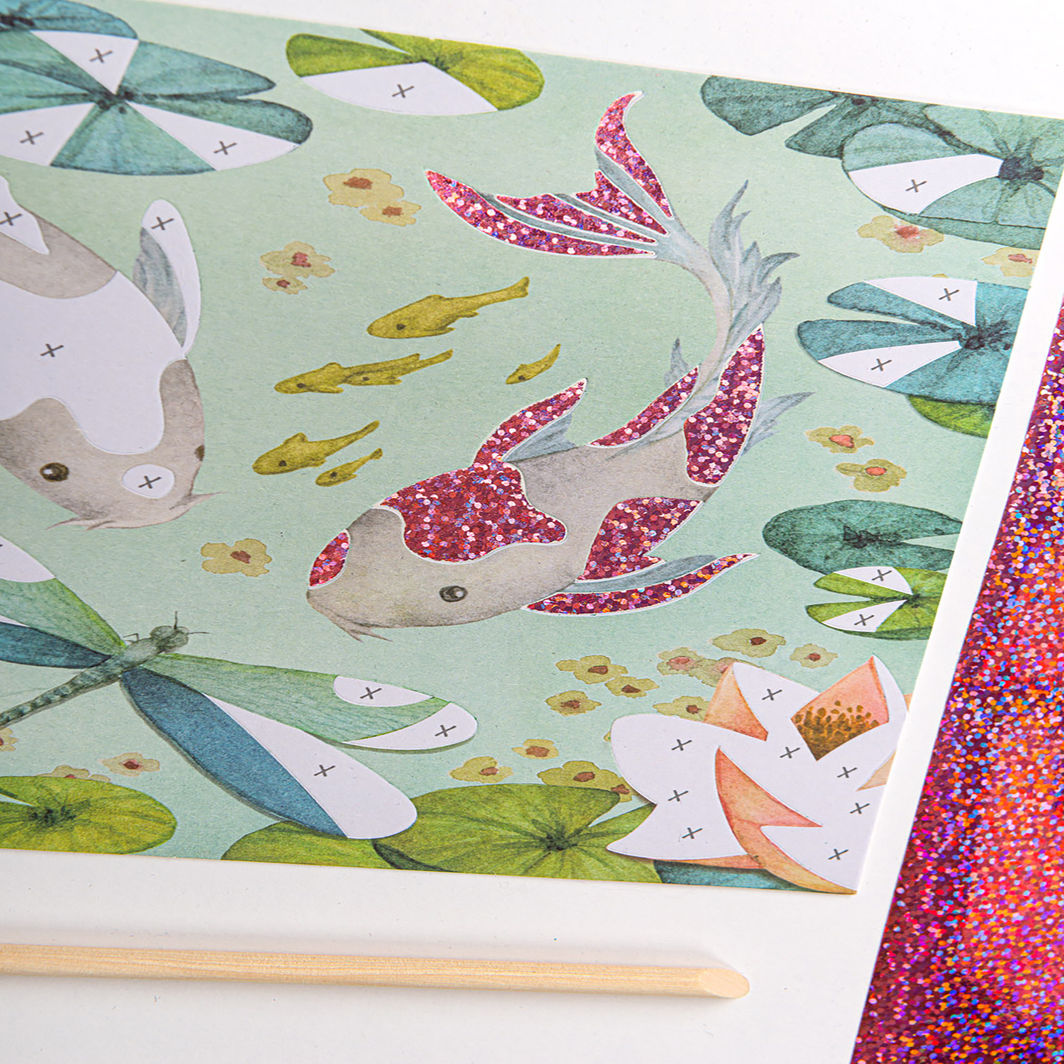 Moulin Roty överföringsark, Fantasy Board Dekorark - Les Rosalies