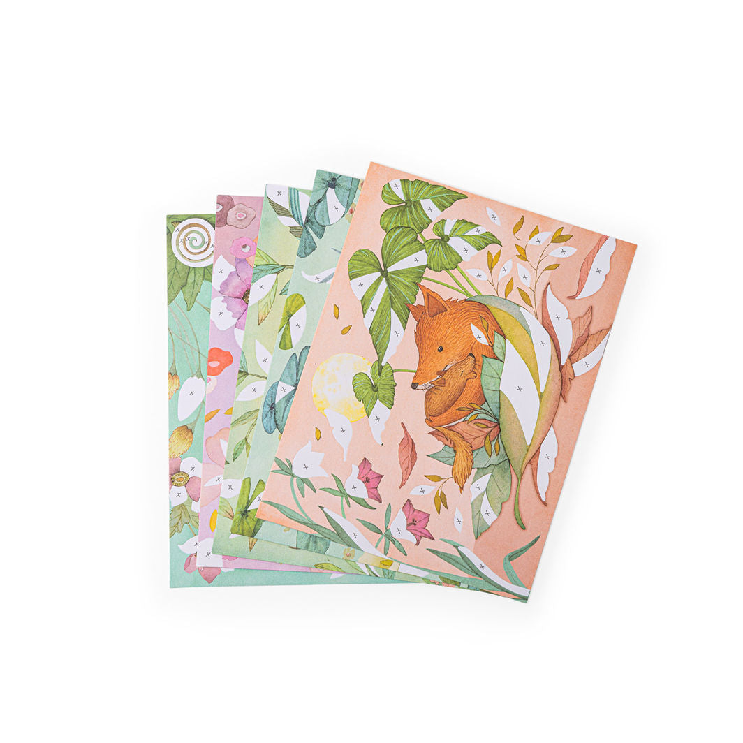 Moulin Roty överföringsark, Fantasy Board Dekorark - Les Rosalies