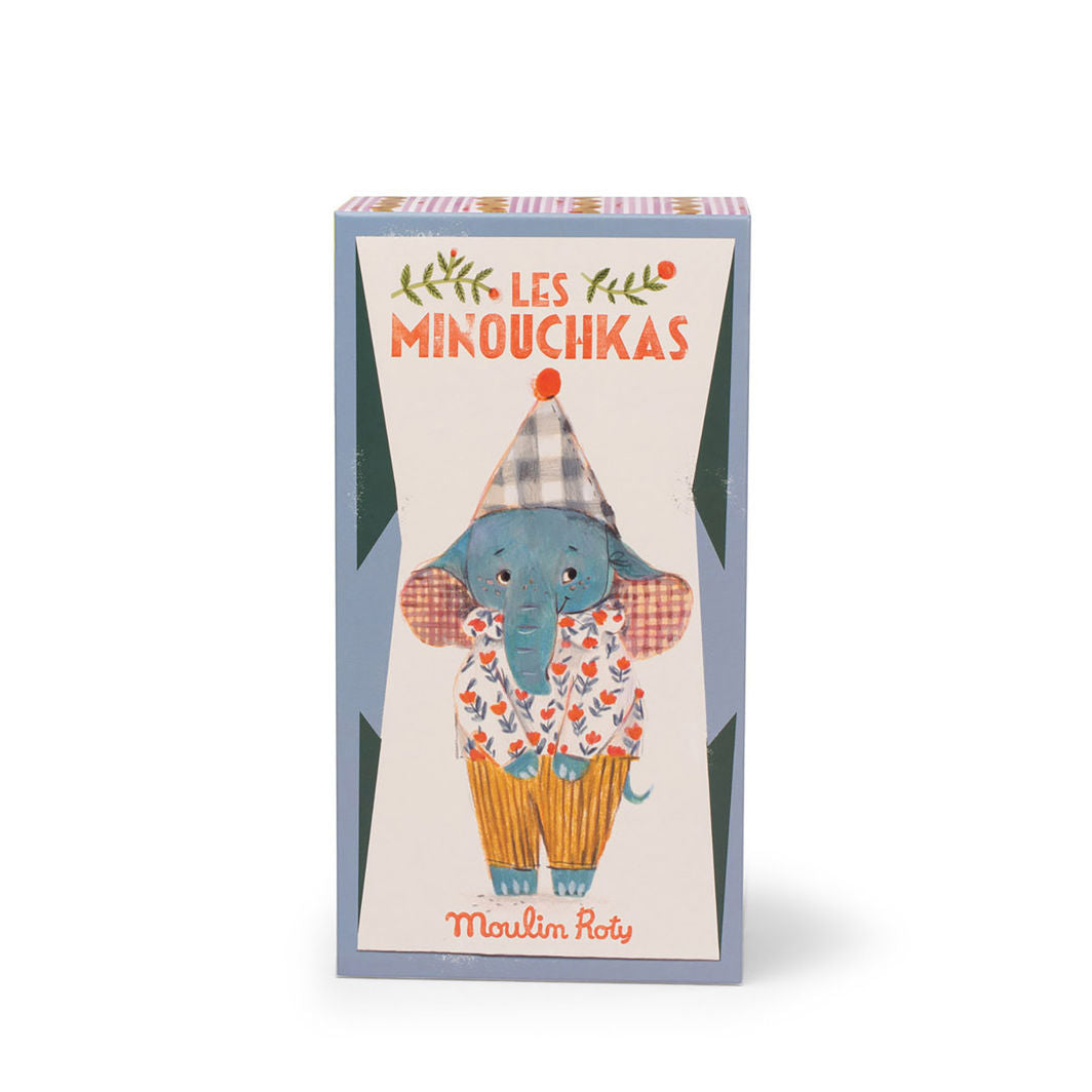 Moulin Roty tøjdjur, Elefant 25 cm - Pablo Les Minouchkas