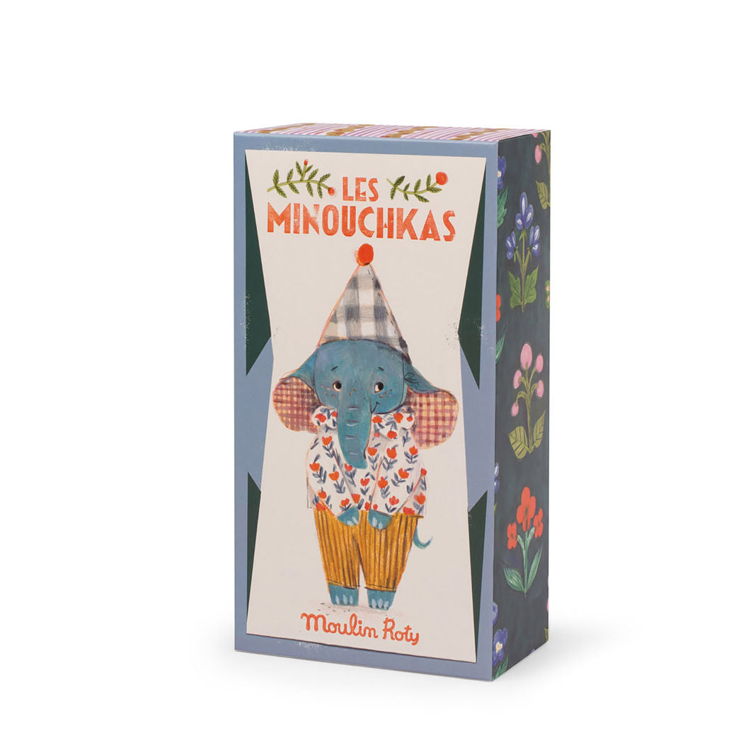 Moulin Roty tøjdjur, Elefant 25 cm - Pablo Les Minouchkas