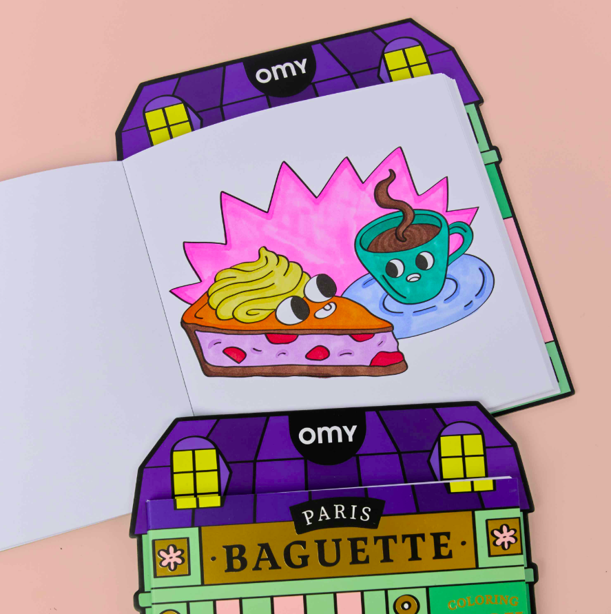Omy målarbok, Coloring Boutique - French Baguette