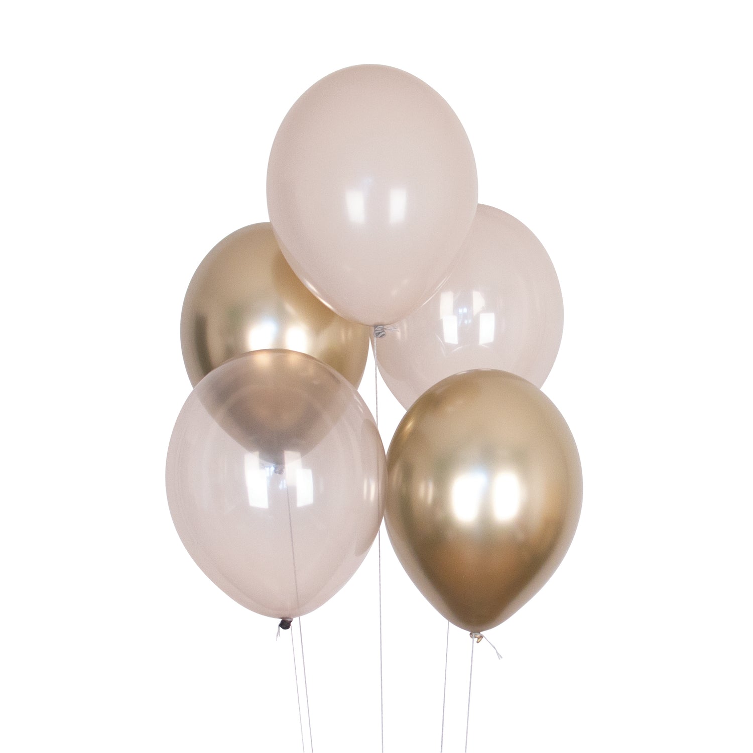 My Little Day ballonger, Mix guld - 10 st.