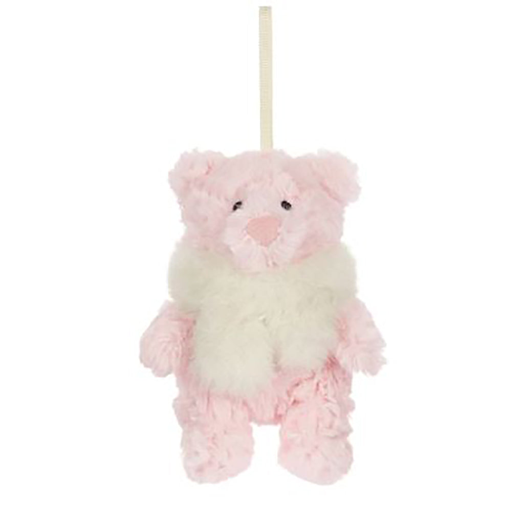 Jellycat julepynt, Leola Bear Winter dekoration - 10 cm