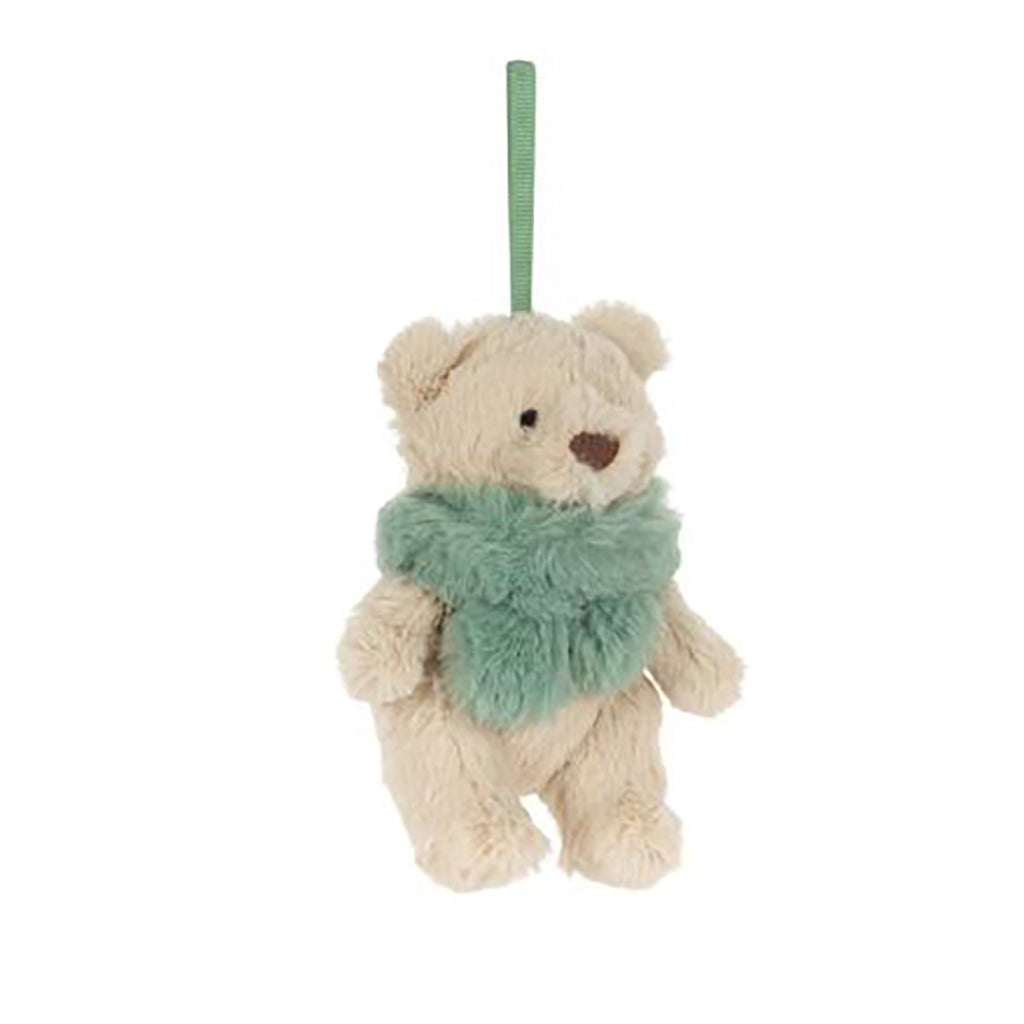 Jellycat julepynt, Bartholomew Bear Jr. Winter dekoration - 10 cm