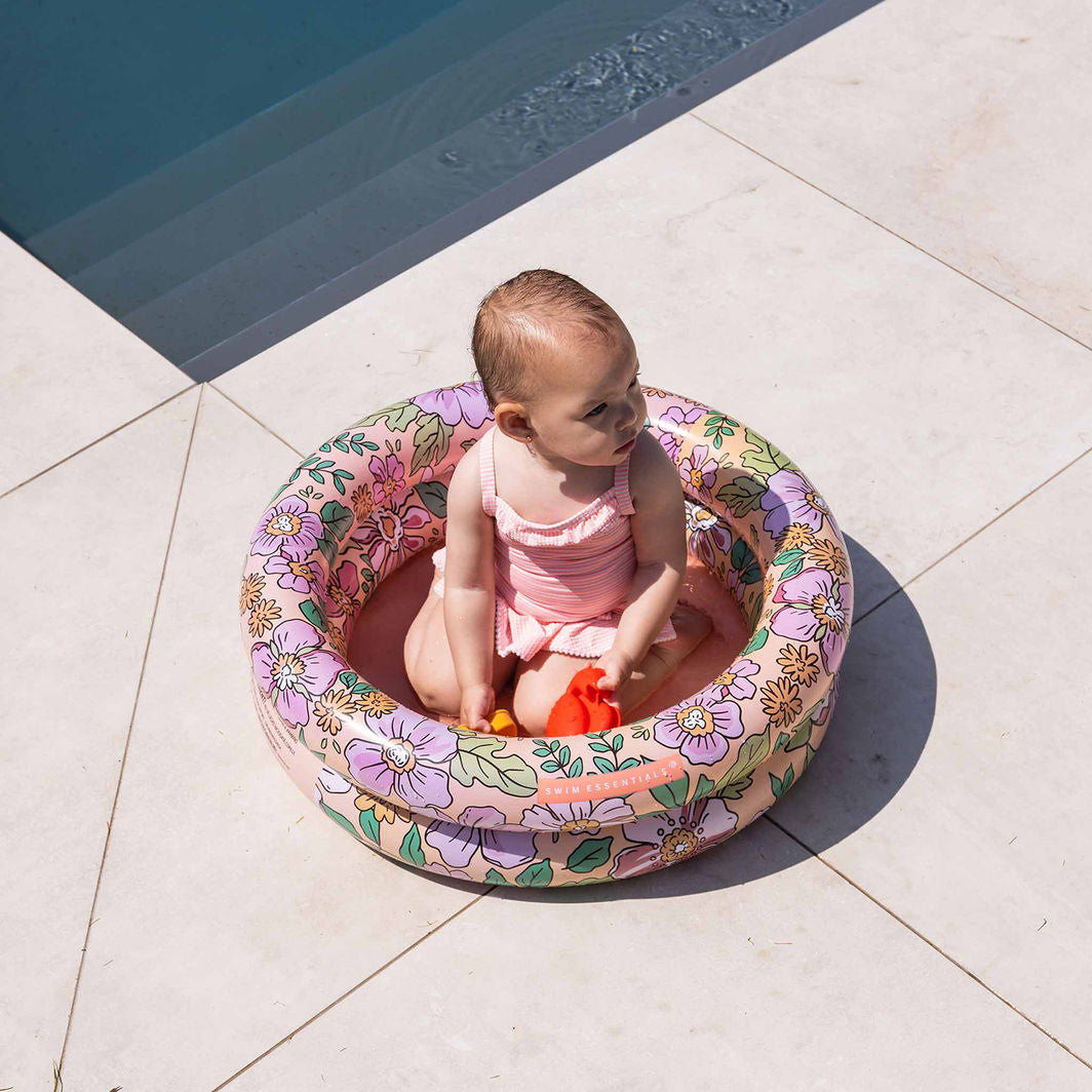 Swim Essentials, Badbassäng 60 cm - Blossom