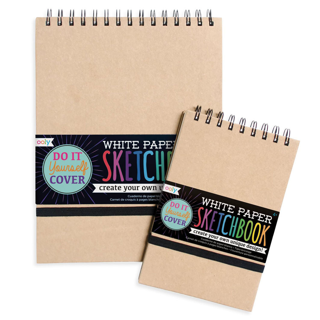 Ooly Skitseblok - DIY - Hvid 13 x 19 cm