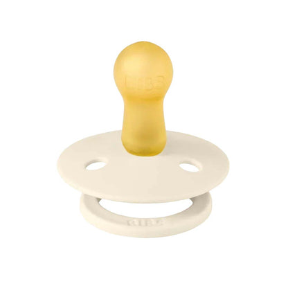Bibs x Moomin nappar i naturgummi, 2-pack, stl. 2 – Snorkfröken Ivory/Vanilla