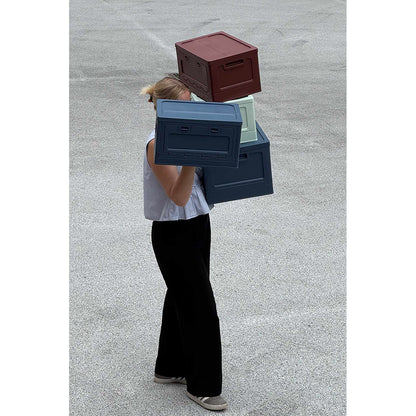 Studio About, Box medium - Mörkblå