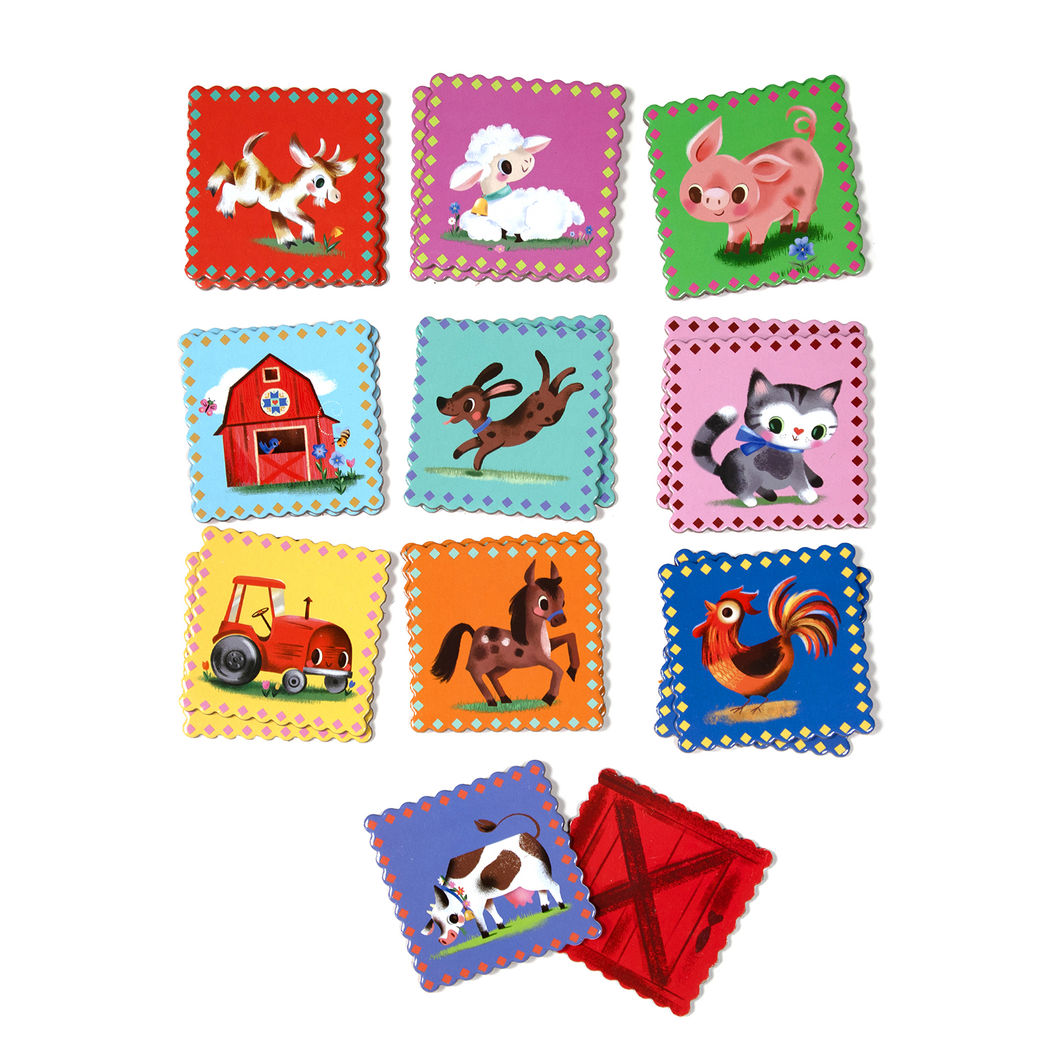 eeBoo Memoryspel – Bondegården