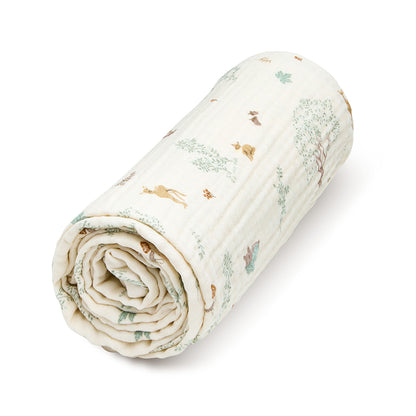 Cam Cam muslin babytæppe, økologisk - GOTS - Woodland