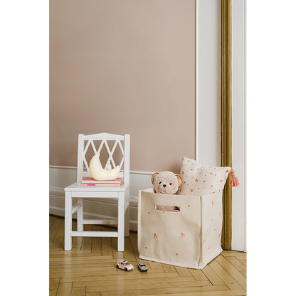 Cam Cam Canvas förvaringskorg, ekologisk, GOTS - Bows