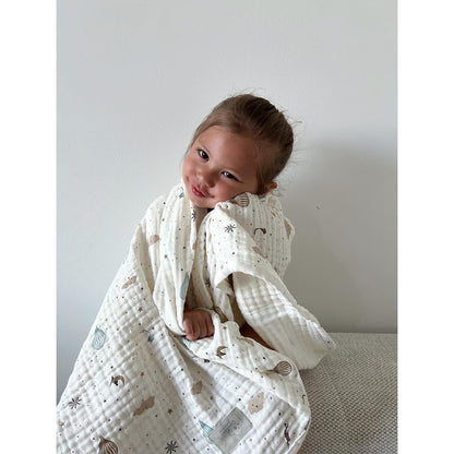 Cam Cam muslin bebisfilt, ekologisk, GOTS - Dreamland