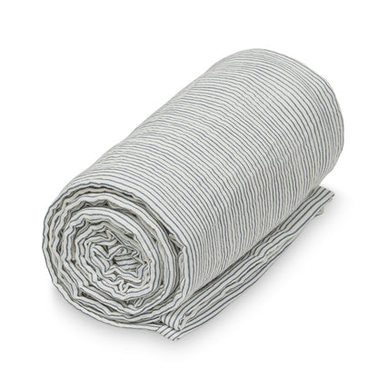 Cam Cam muslin babytæppe, økologisk, GOTS - Stripe blue